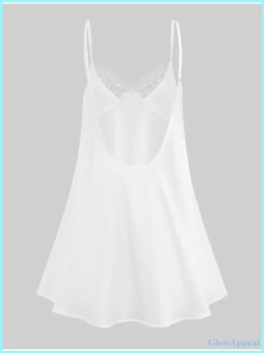 Women's Lace Patchwork Satin Nightgown Mini Slip Drawstring Ruched Lingerie